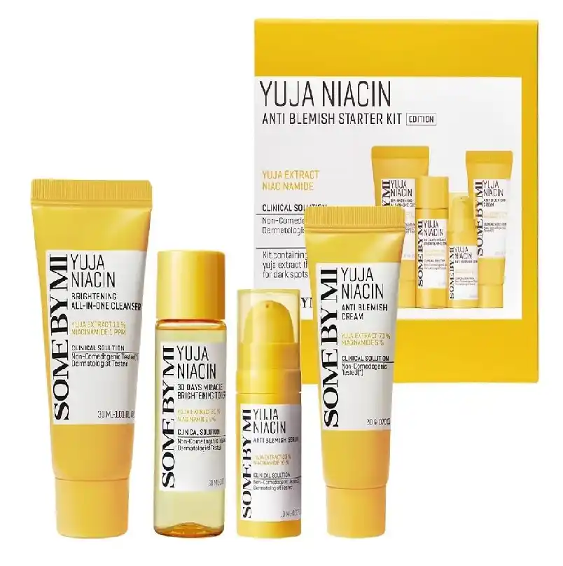 1 SOME BY MI Yuja Niacin Anti Blemish Starter Kit - 4 Step Edition - Image 1