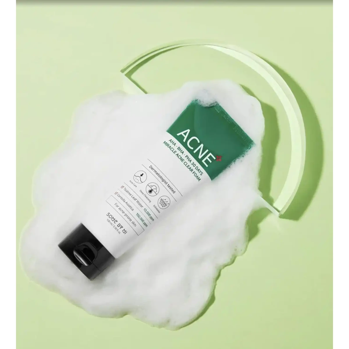 SOME BY MI AHA-BHA-PHA 30 Days Miracle Acne Clear Foam - 100ml - Image 4