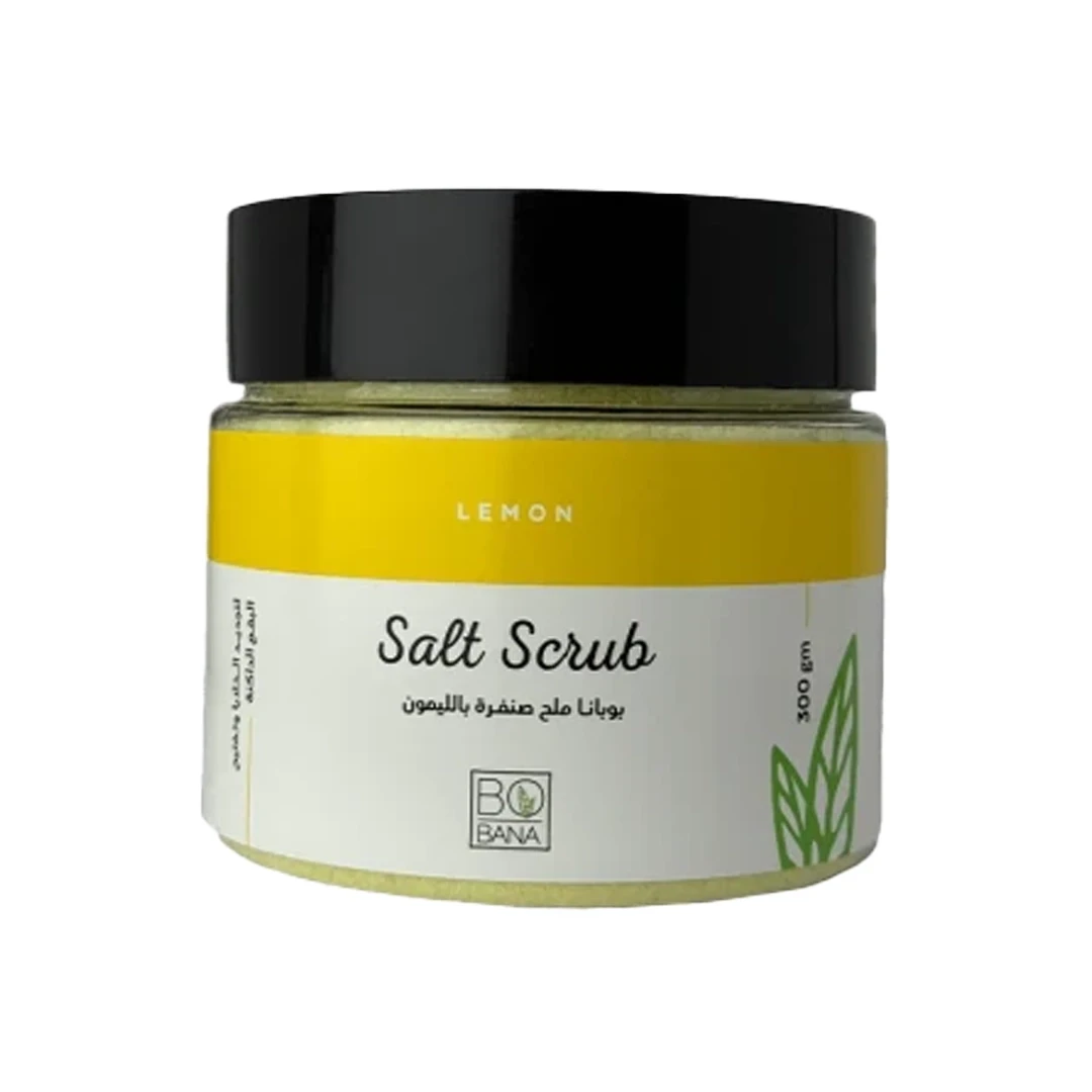 38 Bobana Lemon Salt Body Scrub -300gm - Image 1
