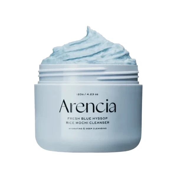 Arencia Blue Hyssop Rice Mochi Cleanser