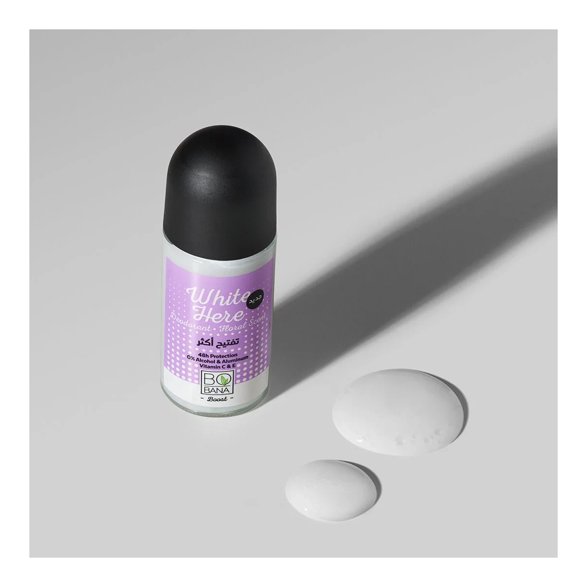 Bobana "White Here" Deodorant With Floral Scent -50ml - Image 3