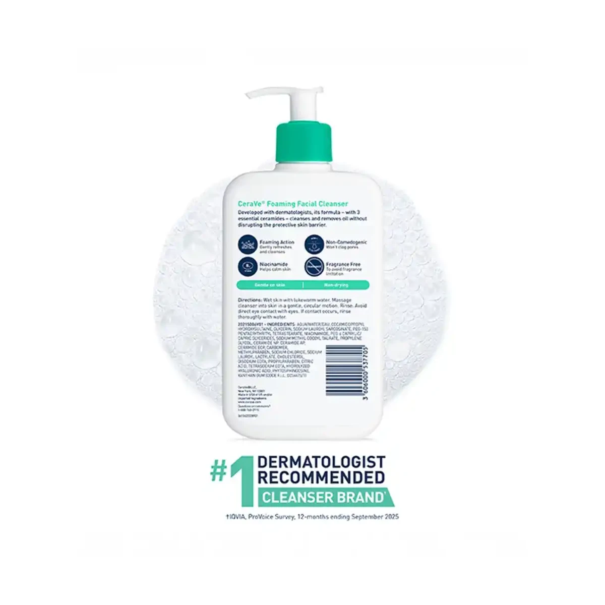CeraVe Foaming Facial Cleanser -236ml - Image 2