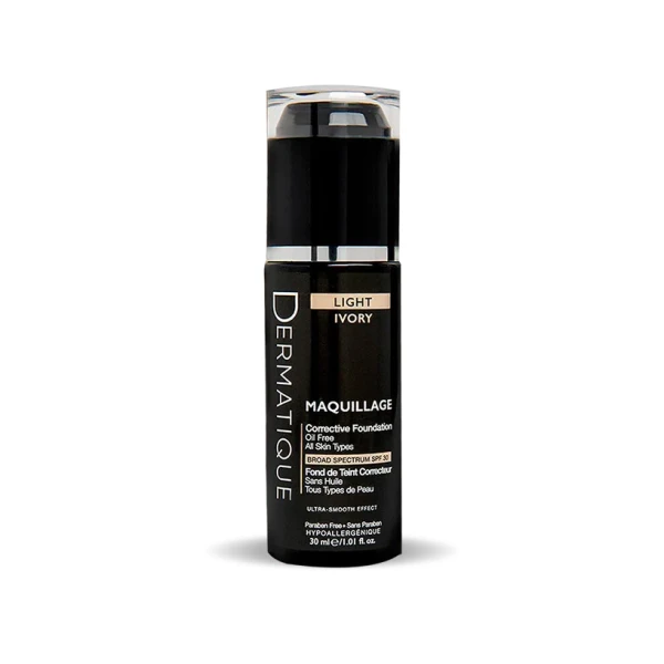 ديرماتيك كريم أساس مُصحّح – درجة فاتح عاجي – بعامل حماية SPF 30