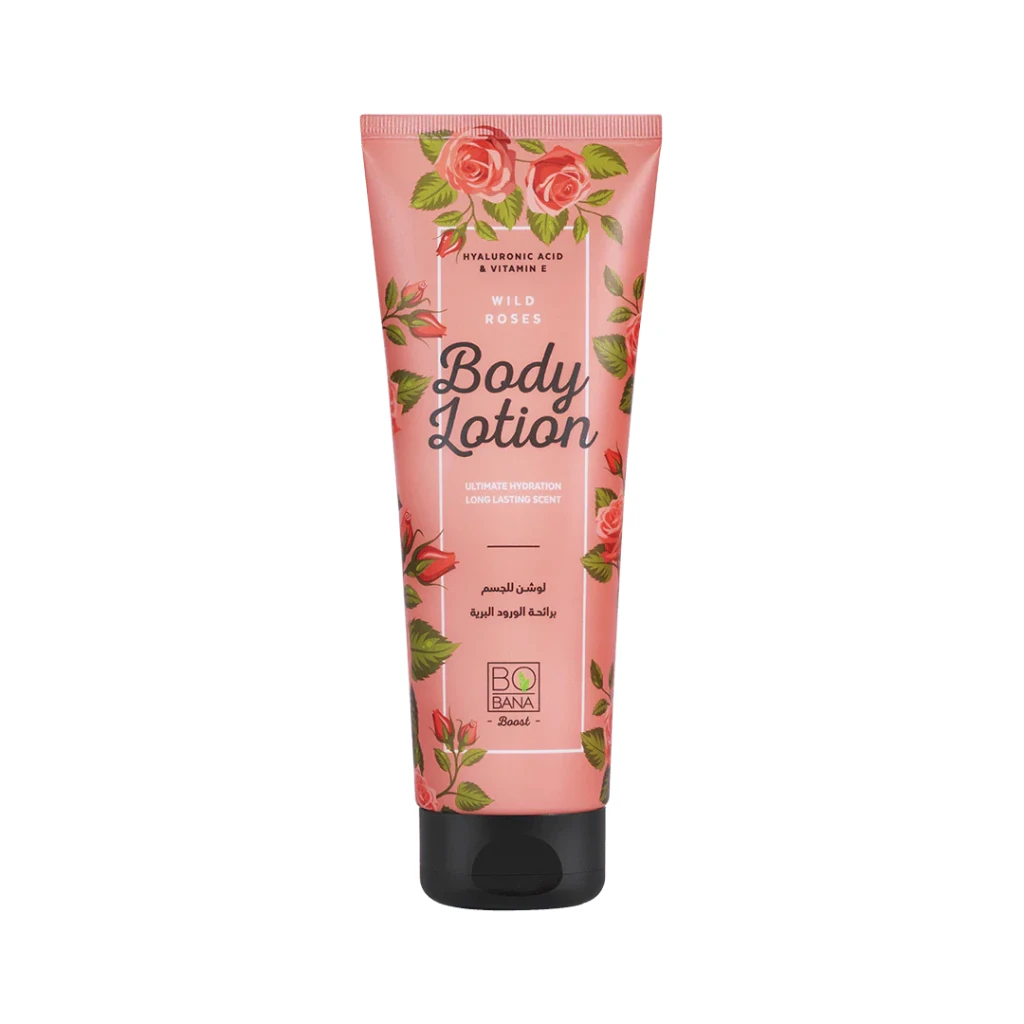 Bobana Body Lotion with Wild Roses