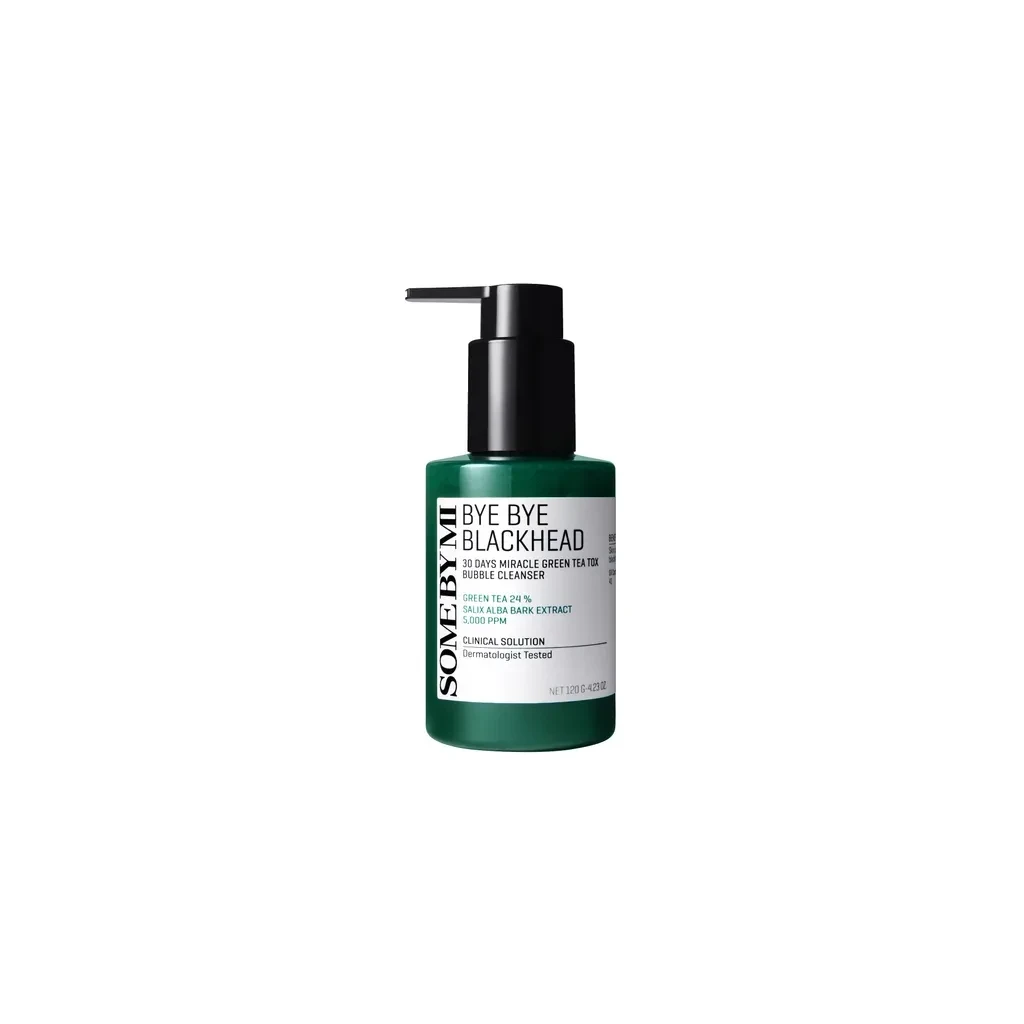 SOME BY MI Bye Bye Blackhead 30 Days Miracle Green Tea Tox Bubble Cleanser -120gm
