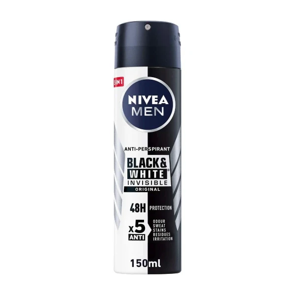 NIVEA Men Black & White Invisible Original Deodorant Spray