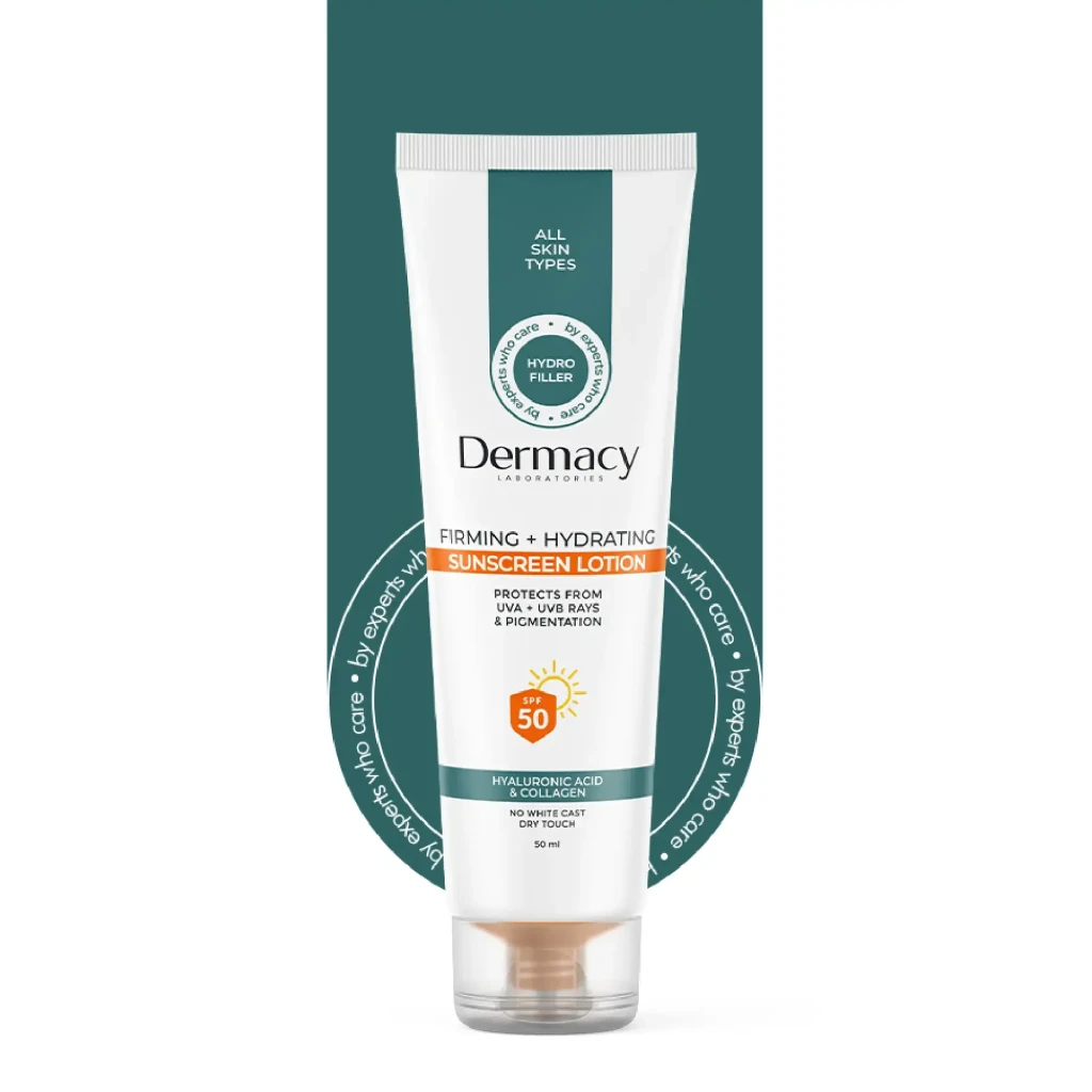 DERMACY Firming Sunscreen Lotion SPF50