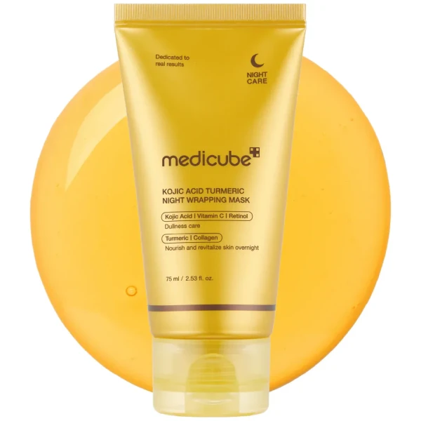 MEDICUBE Kojic Acid turmeric night wrapping mask