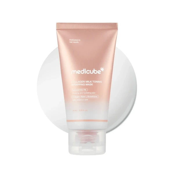 MEDICUBE Collagen Milk Toning Wrapping Mask