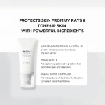 SKIN1004 Madagascar Centella Brightening Tone-Up Sunscreen Spf50+ Cream -50ml - Image 2