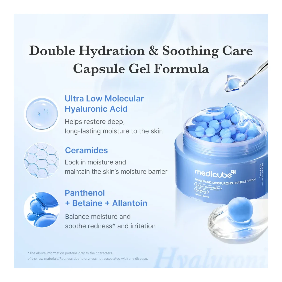 MEDICUBE Hyaluronic Moisturizing Capsule Cream