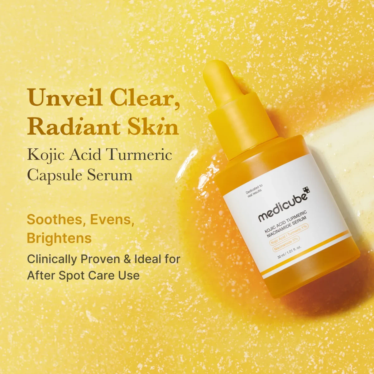MEDICUBE kojic acid turmeric niacinamide serum