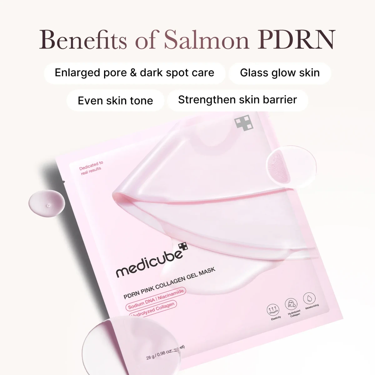 MEDICUBE PDRN Pink Collagen Gel Mask 1 Sheet