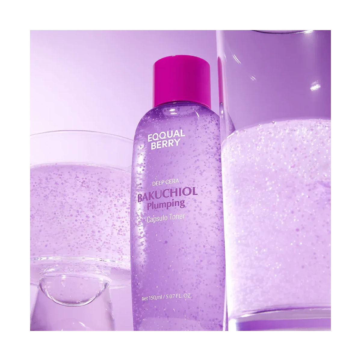 EQQUALBERRY BAKUCHIOL PLUMPING CAPSULE TONER 150ml
