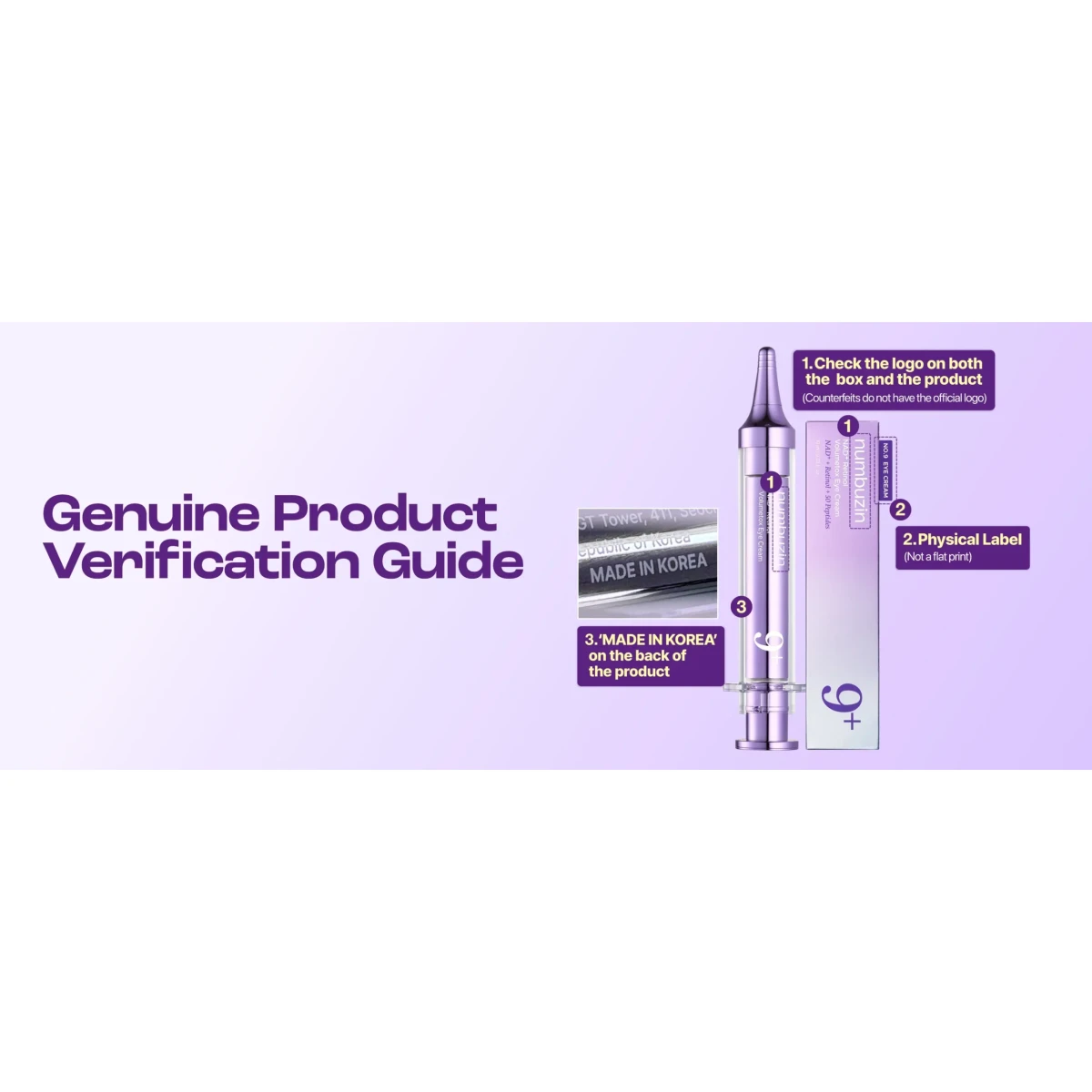 Numbuzin No.9 NAD Retinol Volumetox Eye Cream 10ml