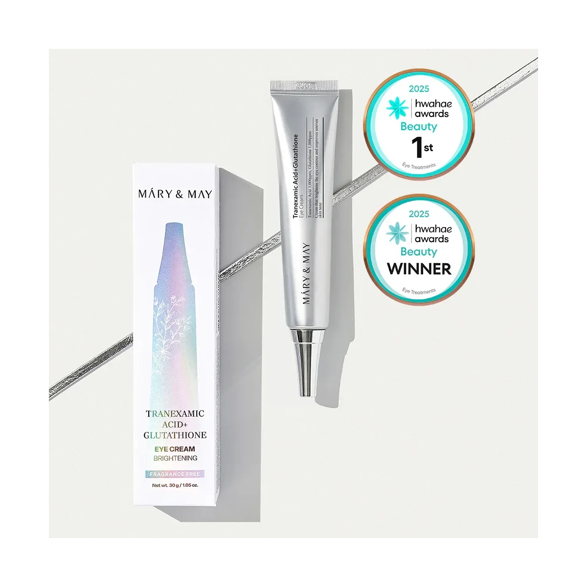 MARY&MAY TRANEXAMIC ACID + GLUTATHIONE EYE CREAM