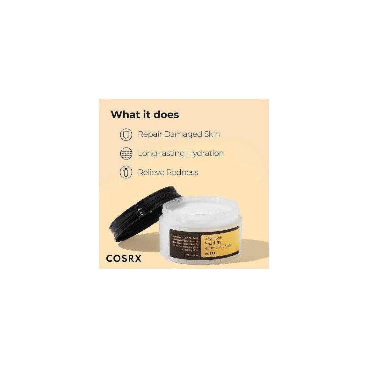Cosrx Advanced Snail 92 All In One Cream Jar
