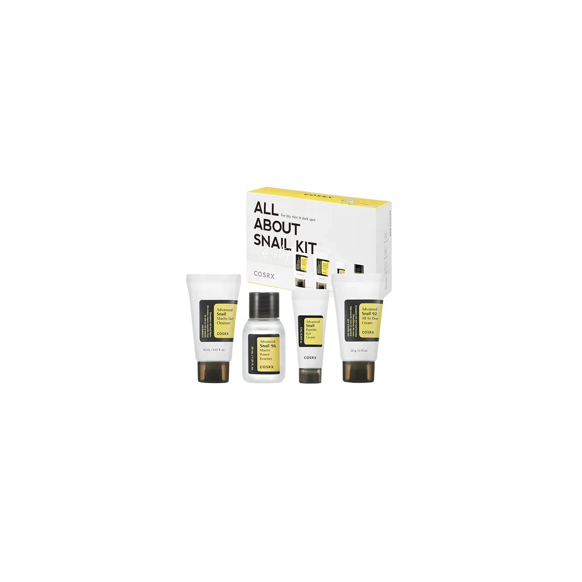 COSRX ALL ABOUT SNAIL KIT 4-step