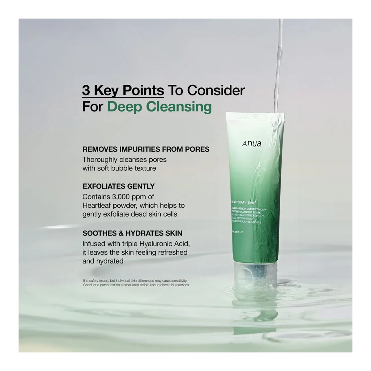 ANUA Heartleaf Quercetinol Pore Deep Cleansing Foam-150ml
