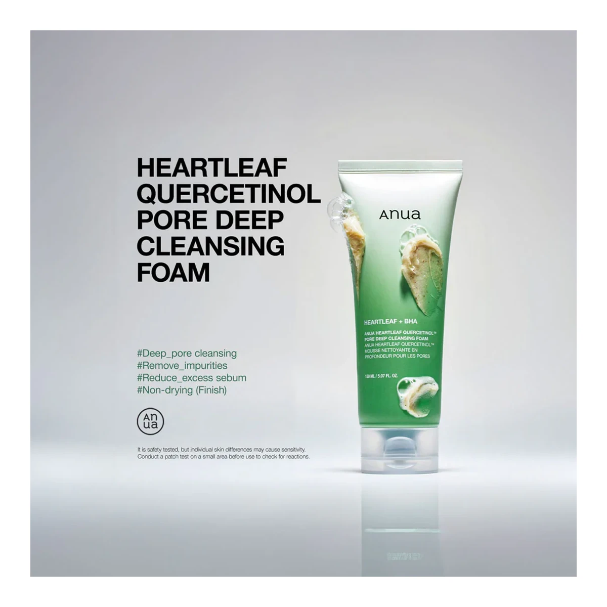 ANUA Heartleaf Quercetinol Pore Deep Cleansing Foam-150ml