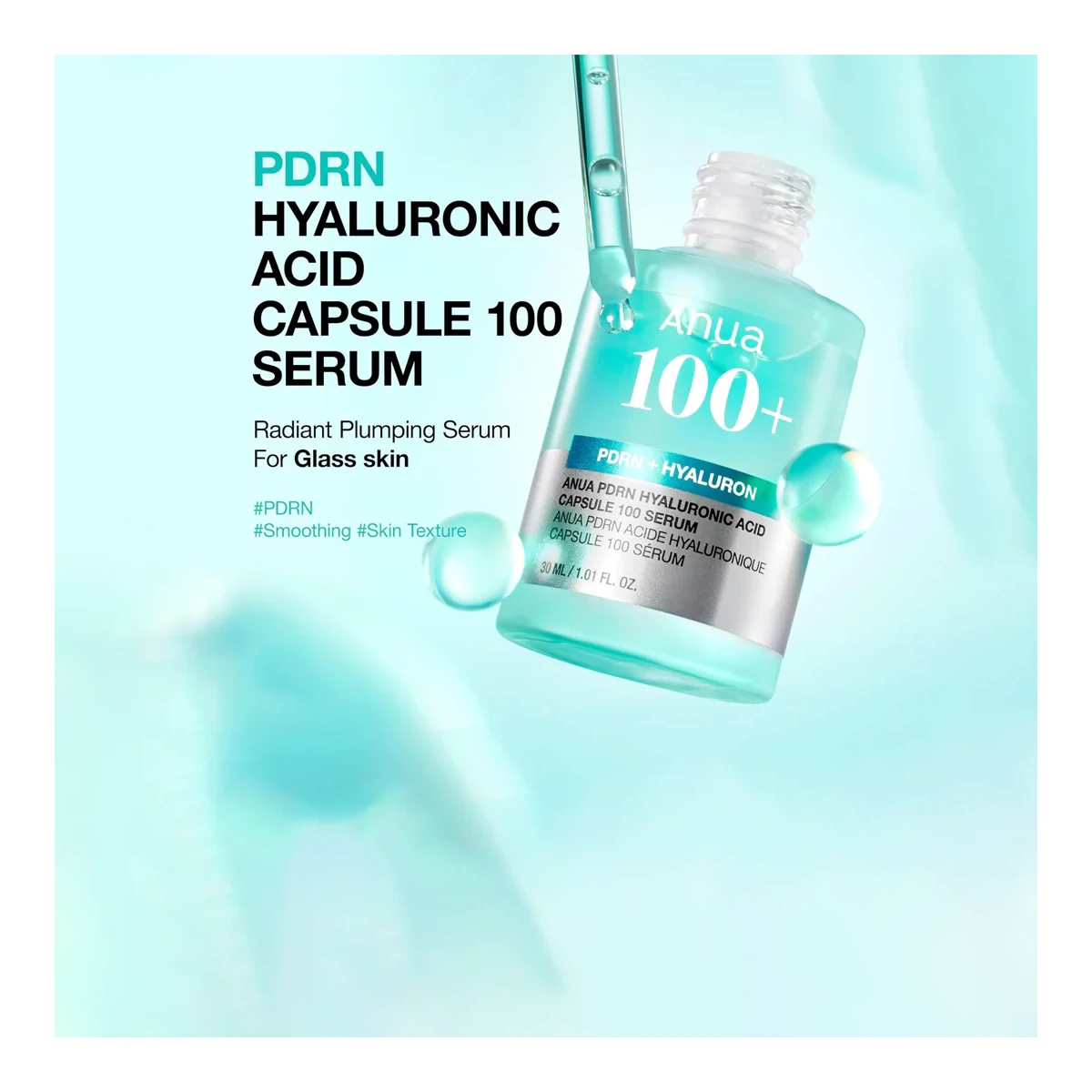 ANUA PDRN Hyaluronic Acid Capsule 100 Serum -30ml