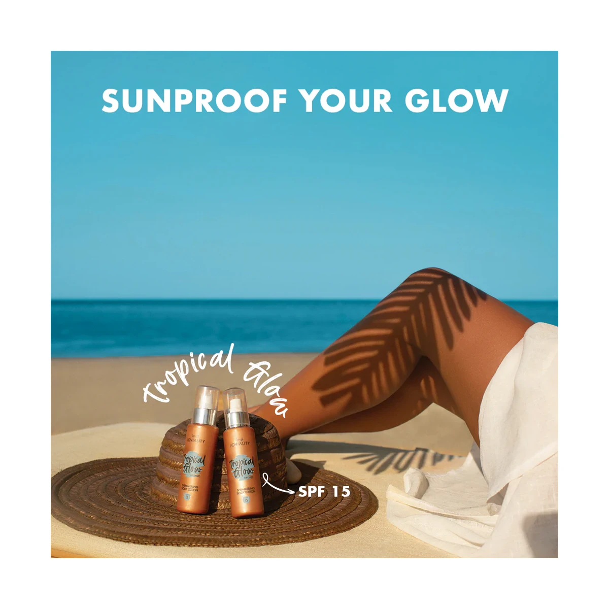 JOVIALITY Tropical Glow Shimmering Lotion SPF15