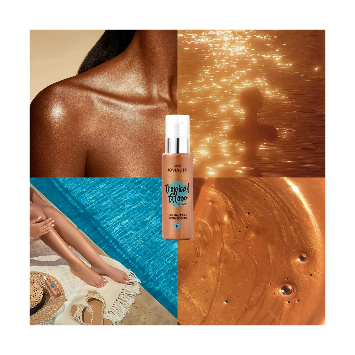 JOVIALITY Tropical Glow Shimmering Lotion SPF15