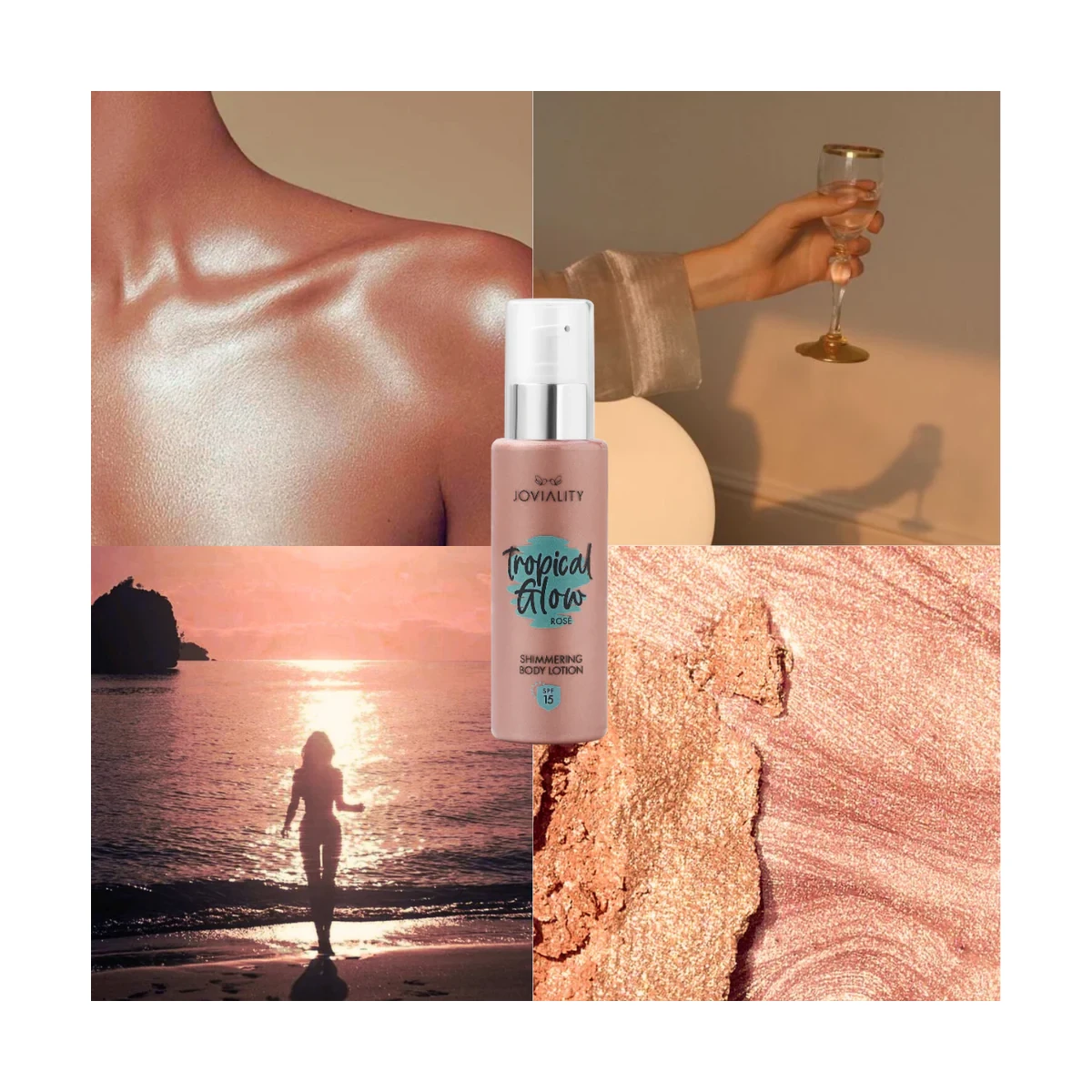 JOVIALITY Tropical Glow Shimmering Lotion SPF15