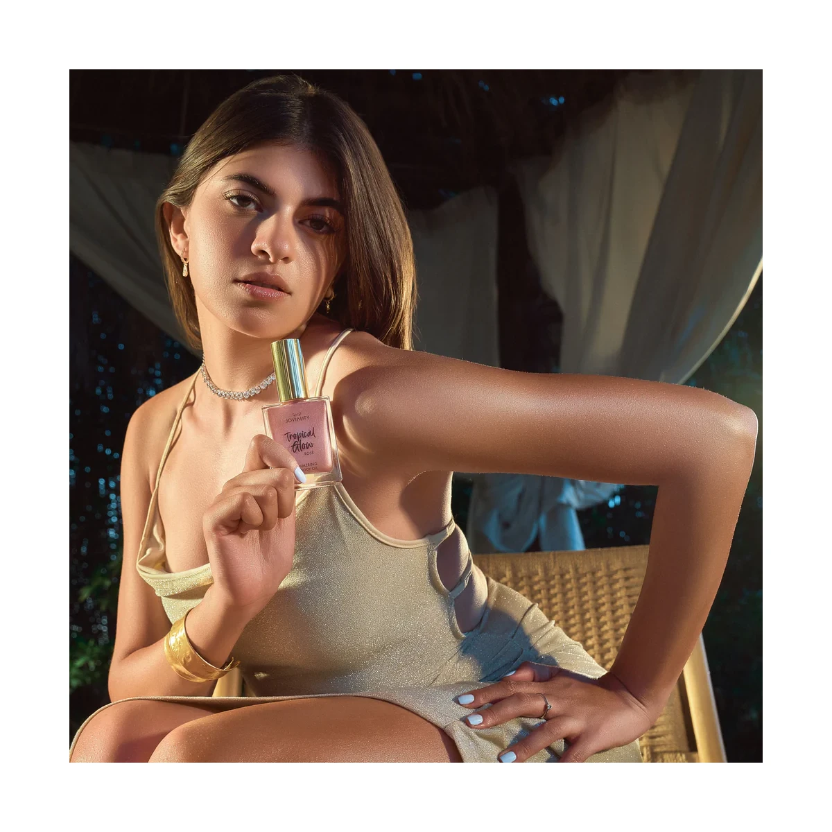 JOVIALITY Tropical Glow Shimmering Dry Oil