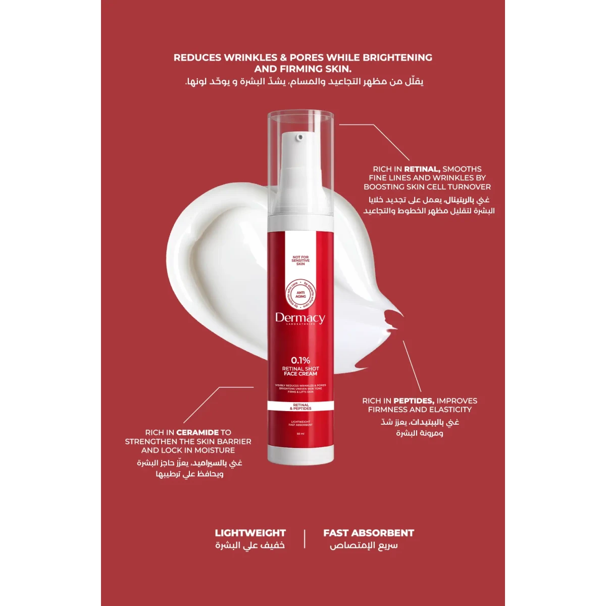 DERMACY Retinal Shot Face Cream