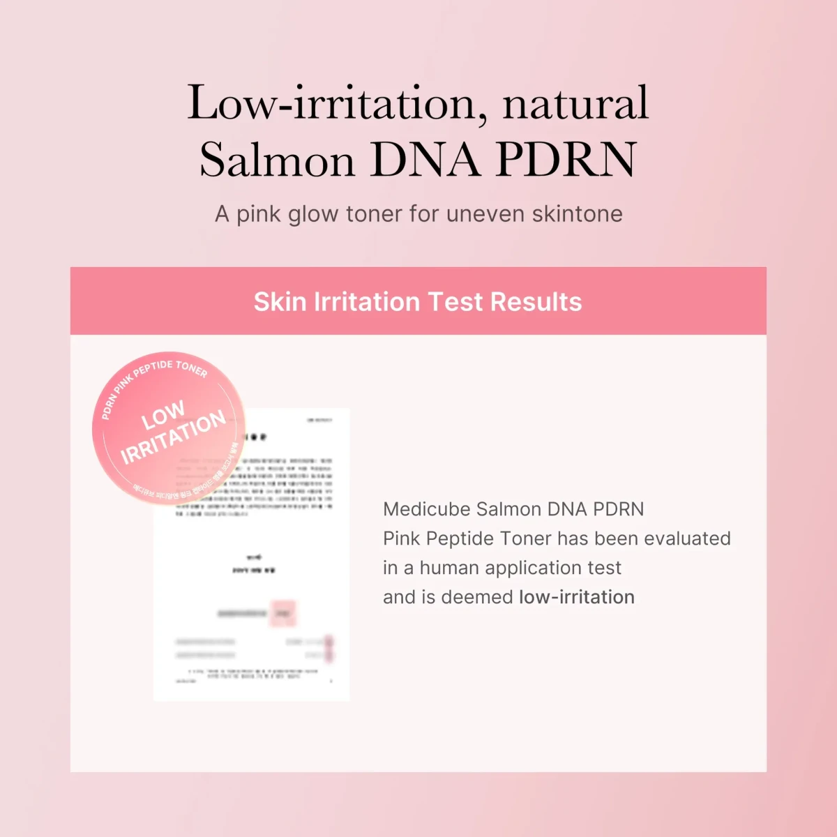 MEDICUBE pdrn Pink cica soothing toner