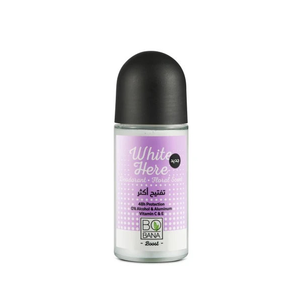 Bobana "White Here" Deodorant With Floral Scent -50ml