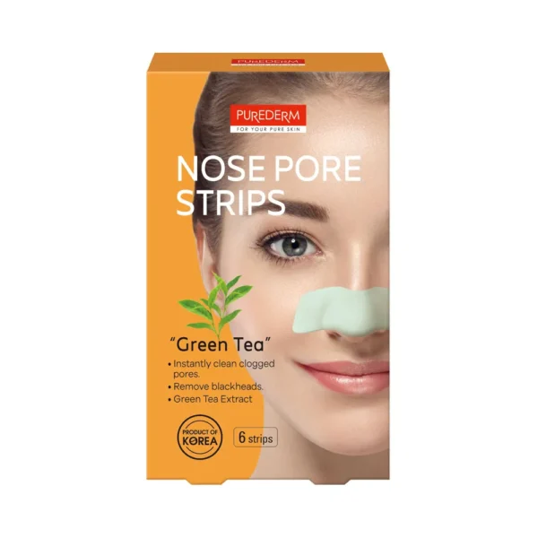 PUREDERM Nose Pore Strips Green Tea 6 Strips