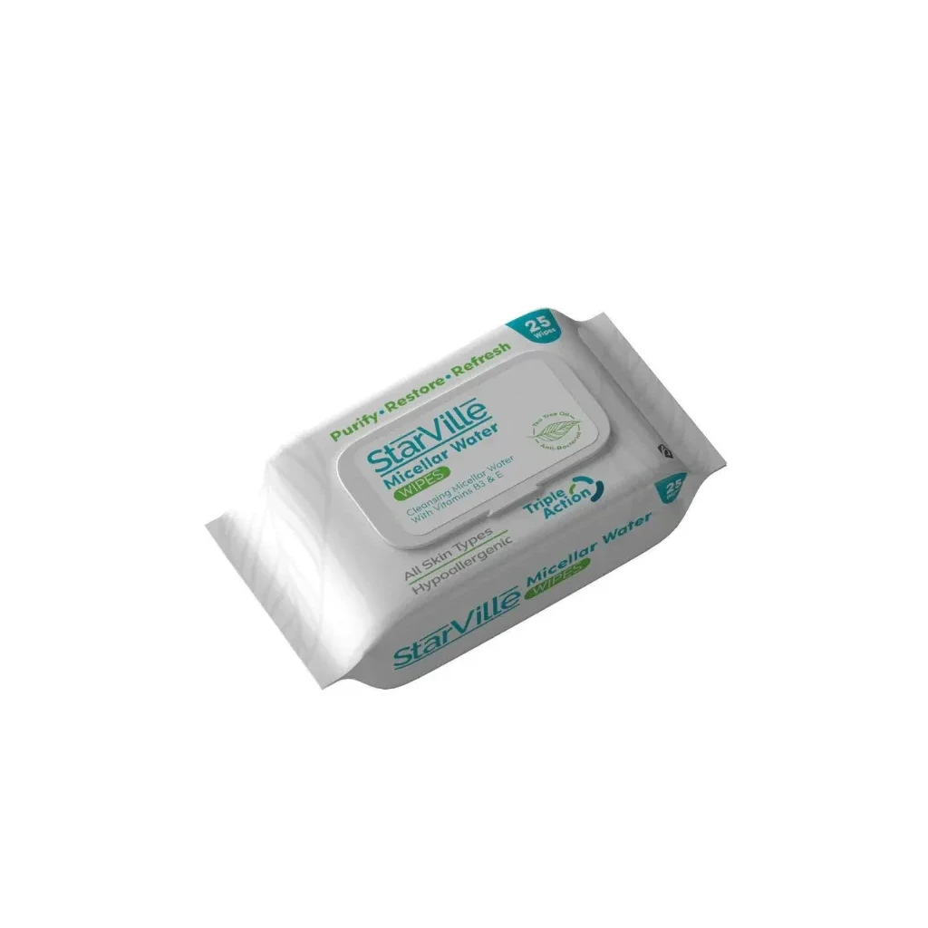 StarVille Micellar Water Wipes 25 pcs