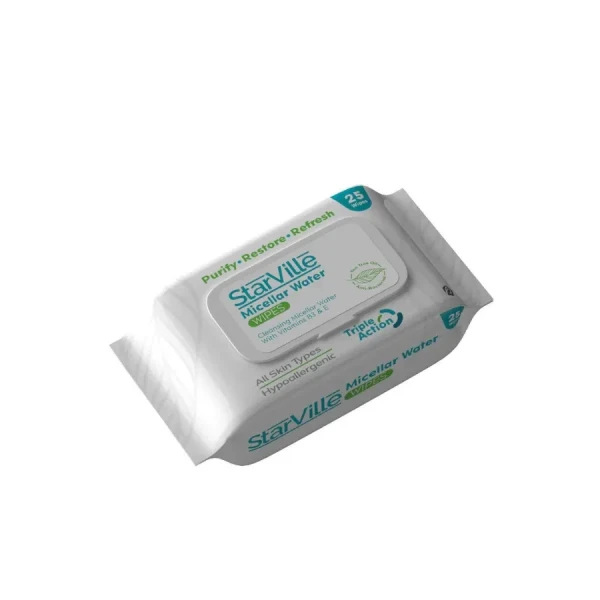 StarVille Micellar Water Wipes 25 pcs