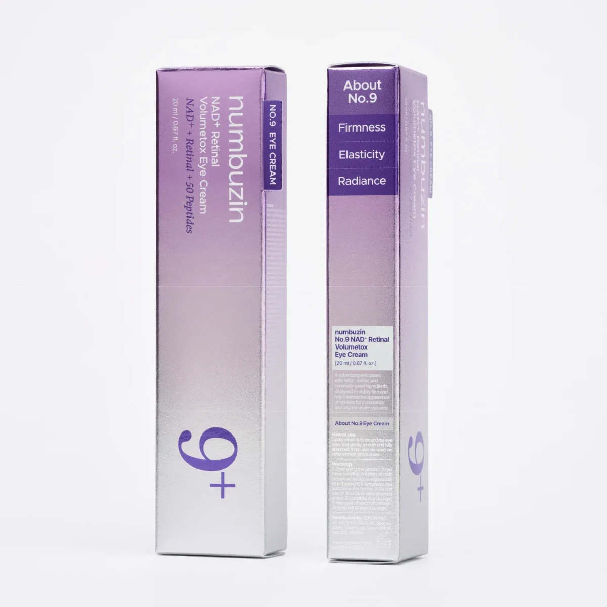 Numbuzin No.9 NAD Retinal Volumetox Eye Cream