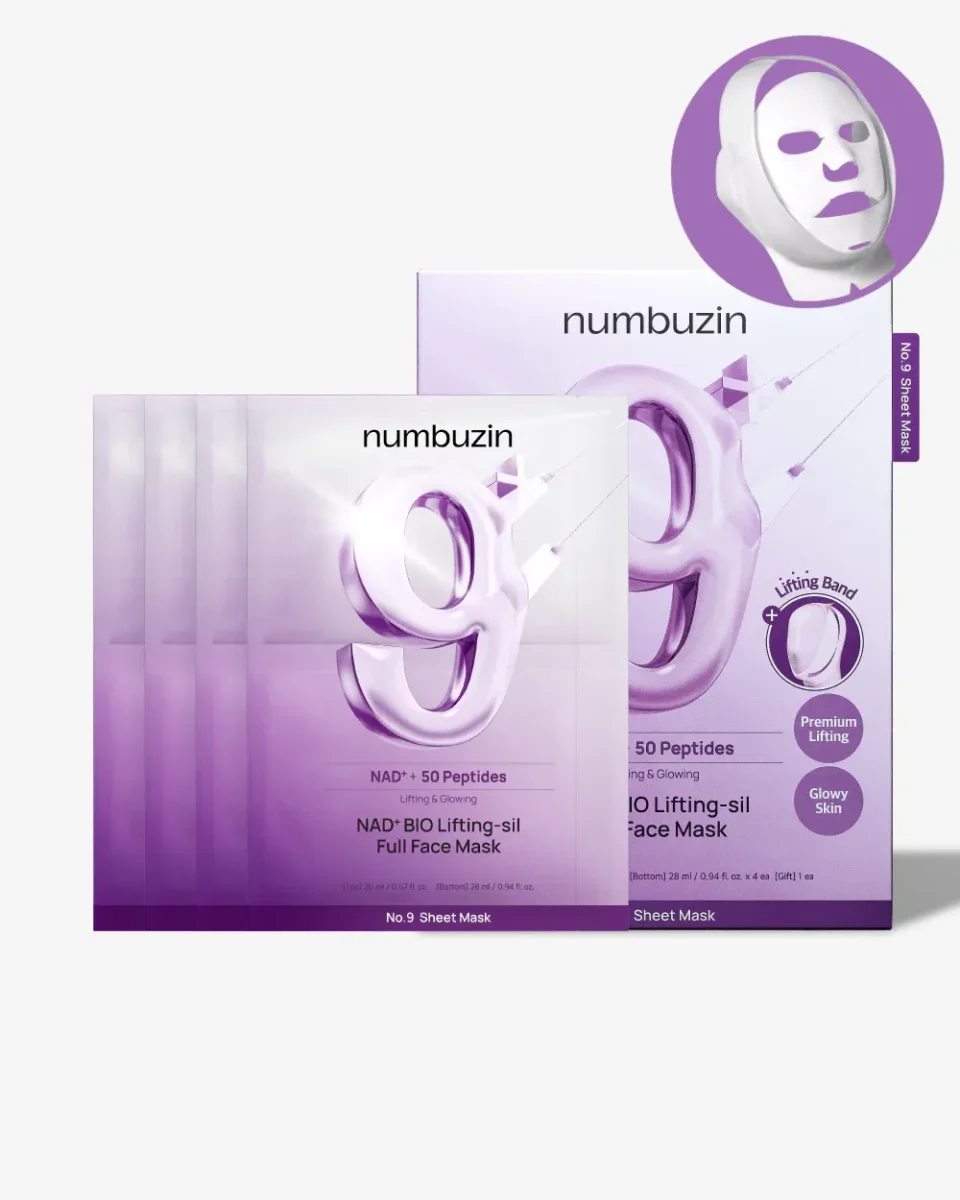 Numbuzin No. 9 NAD Bio Lifting-sil Full Face Pack Sheet (1ea)