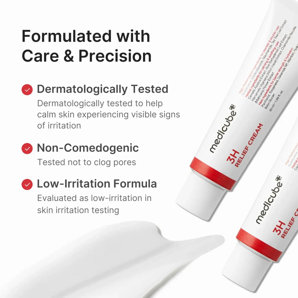 MEDICUBE HYPOCHLOROUS 3H Daily Relief Cream