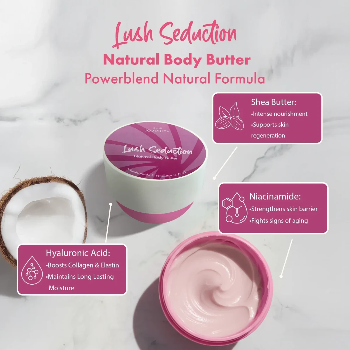 JOVIALITY Body Butter Lush Seduction 150g