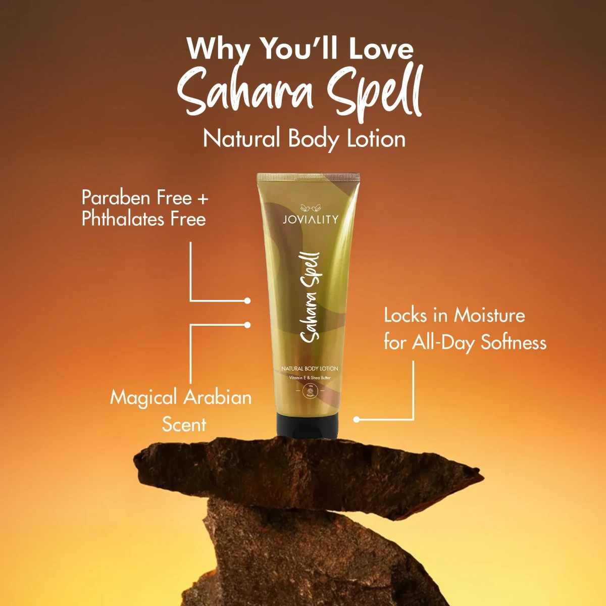 JOVIALITY Natural Body Lotion - Sahara Spell 240ml