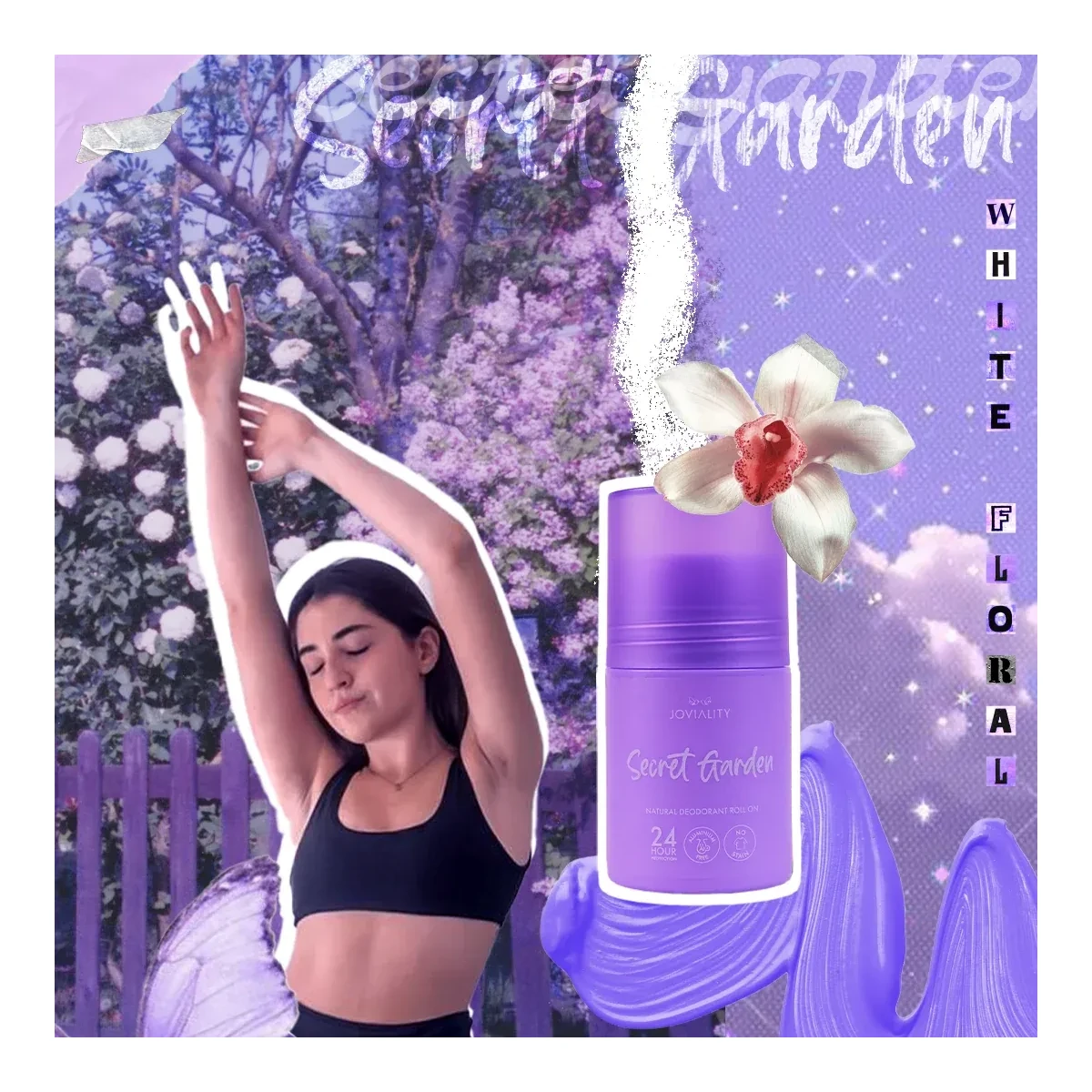 JOVIALITY Roll On Deodorant - Secret Garden 60ml
