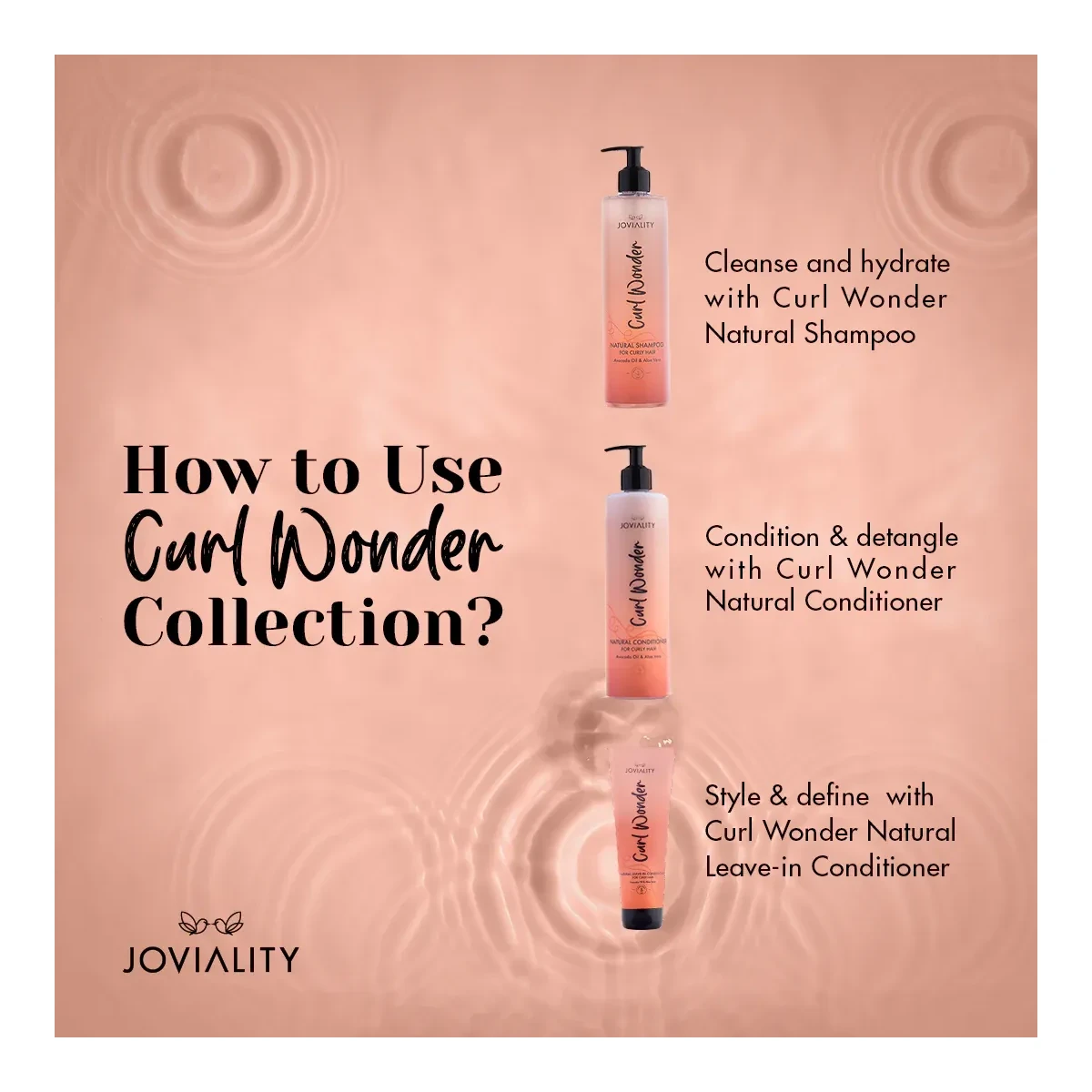 JOVIALITY Curl Wonder Natural Shampoo