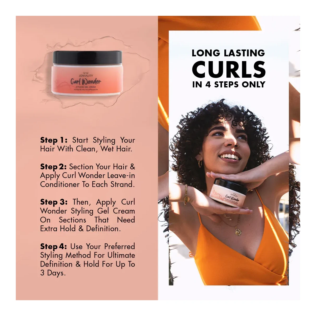 JOVIALITY Curl wonder styling cream