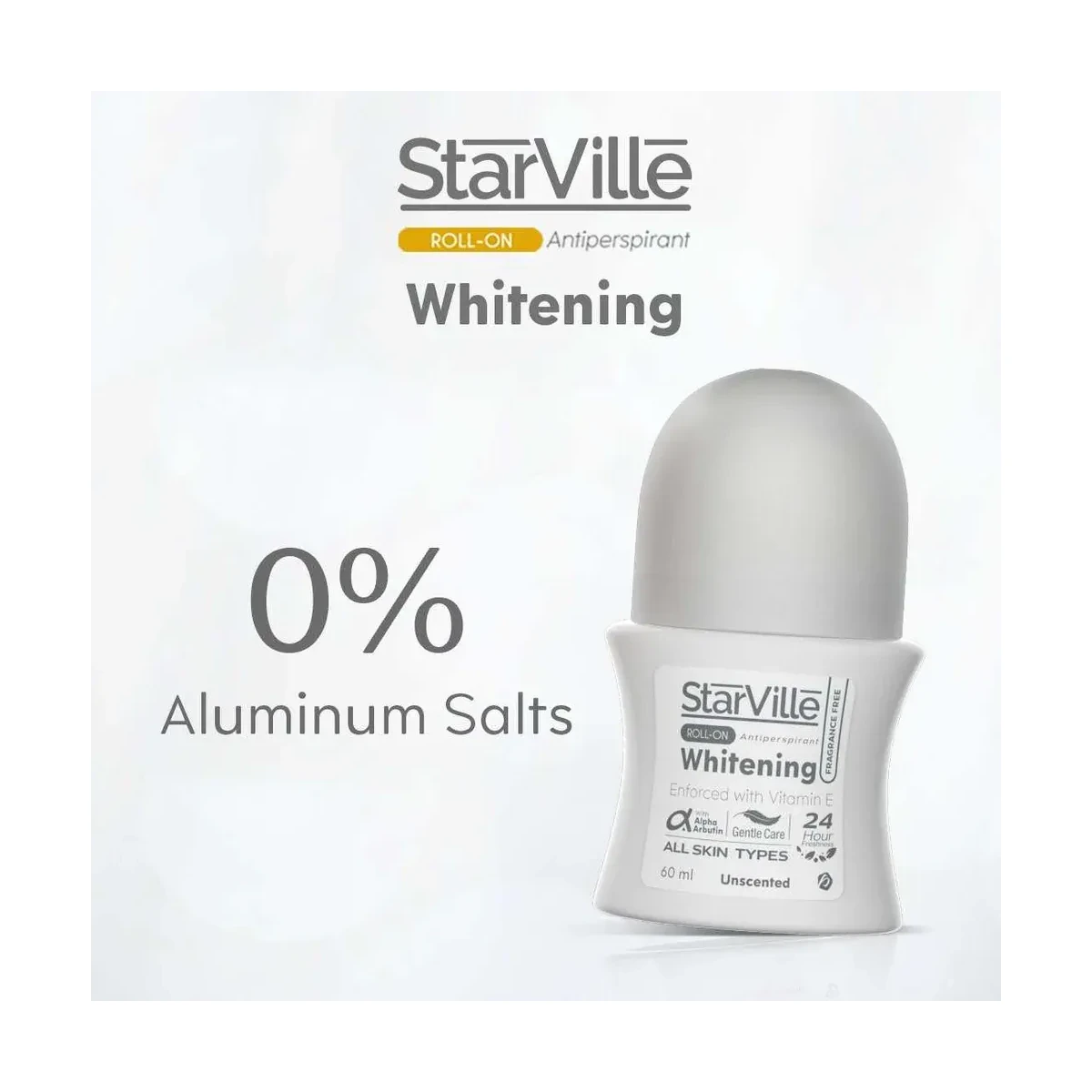 Starville Whitening Roll On Fragrance Free 60 ml