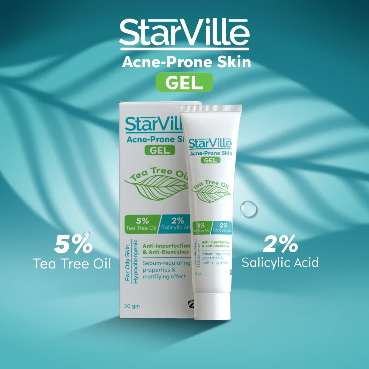 StarVille Acne-Prone Skin Gel 30gm