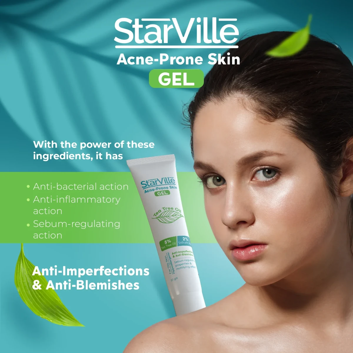 StarVille Acne-Prone Skin Gel 30gm
