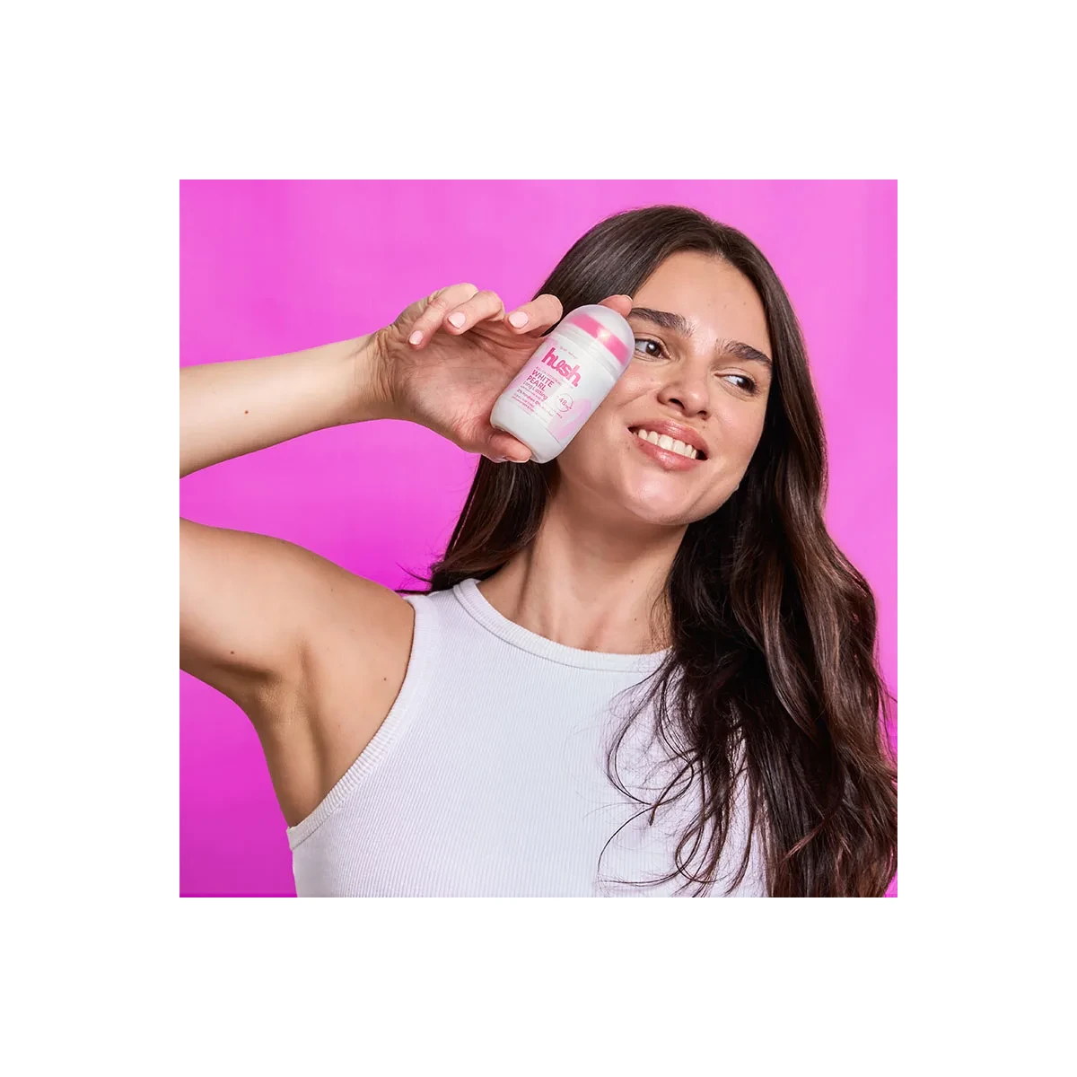 HUSH Deodorant Roll-On White Pearl