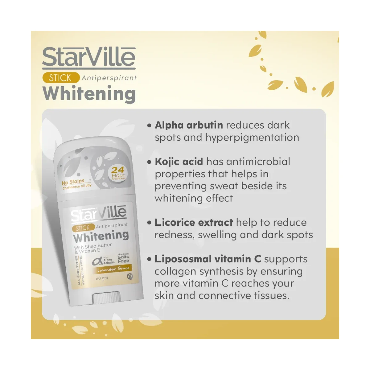 StarVille Whitening Stick Lavender Grace