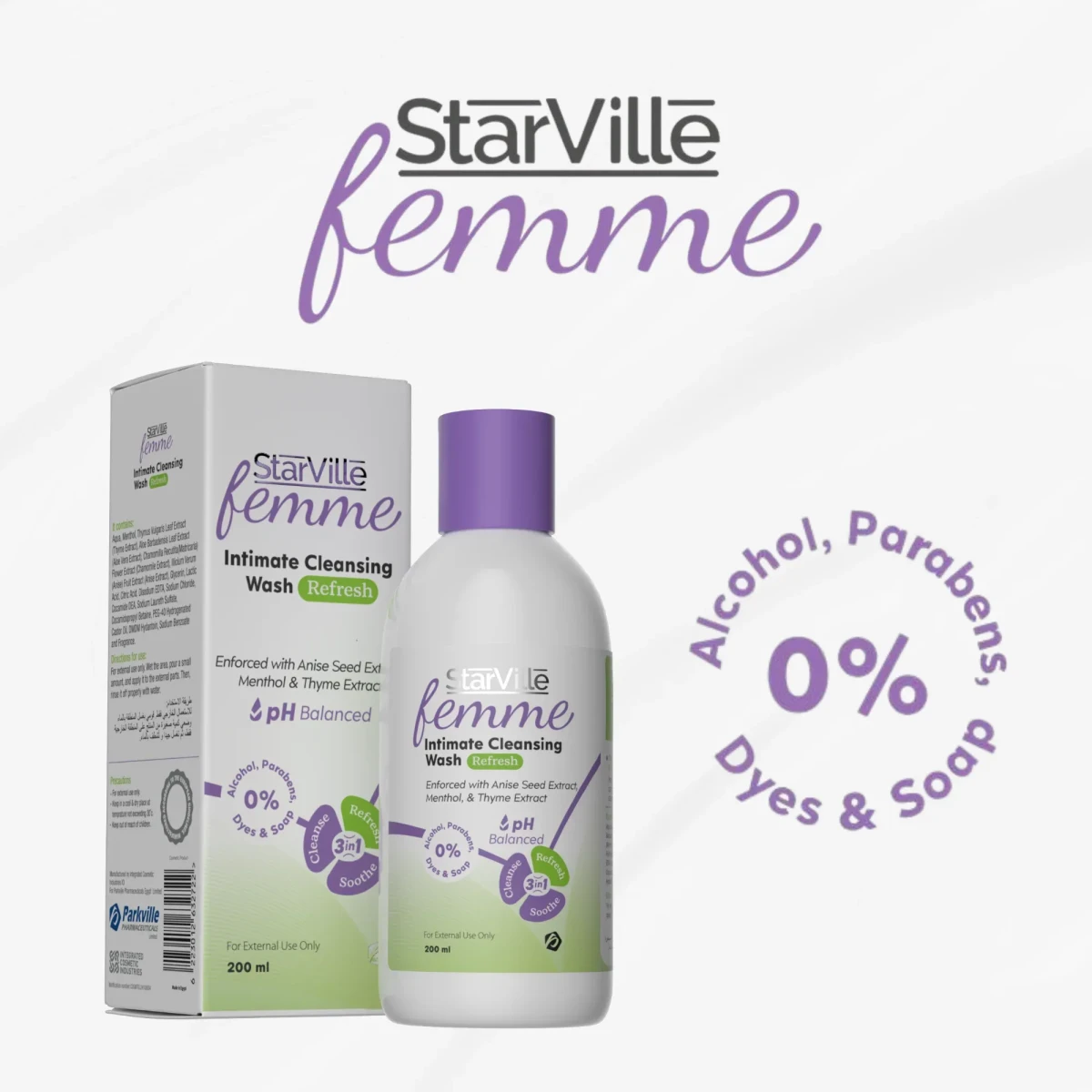 StarVille Femme Intimate Cleansing Wash Refresh