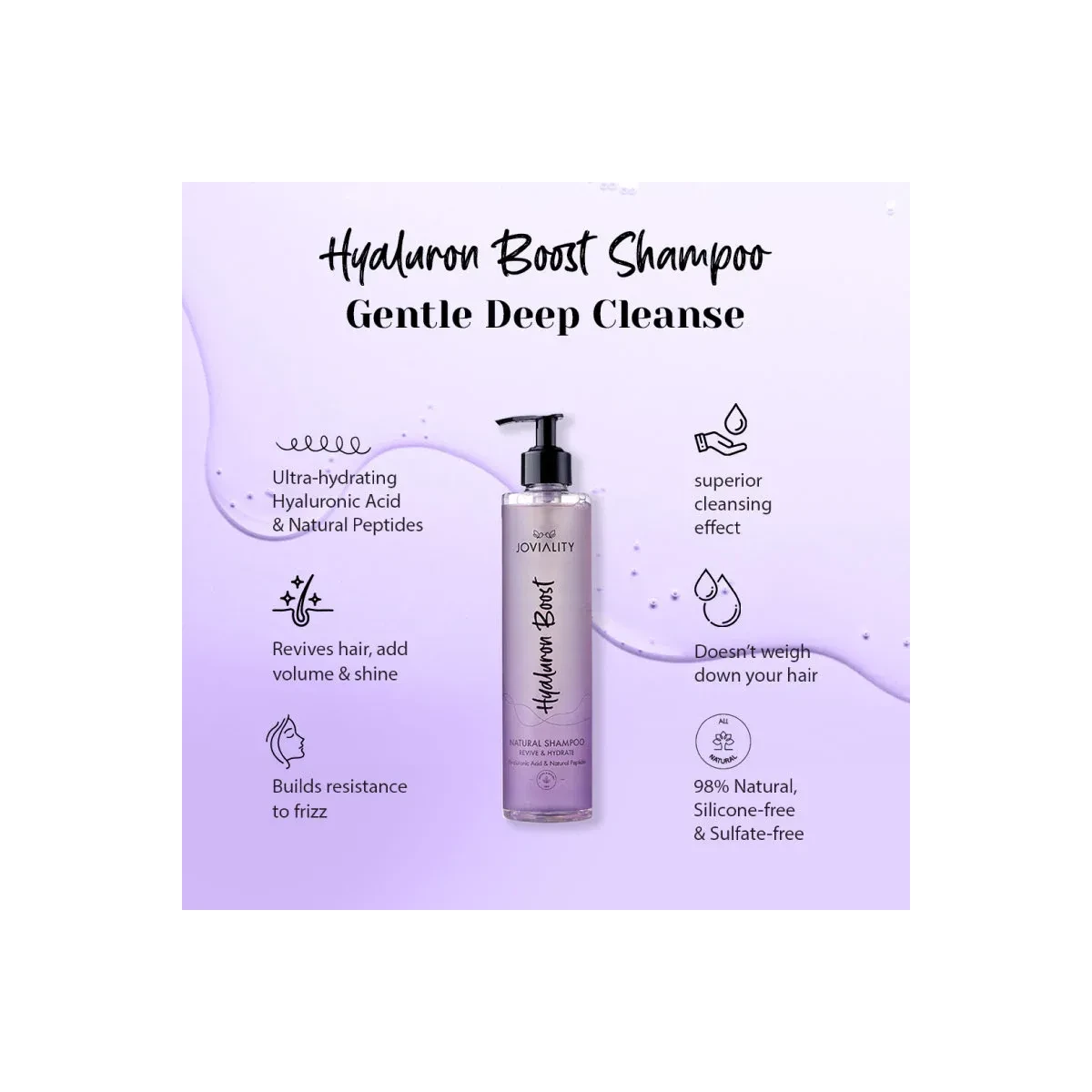 JOVIALITY Hyaluron Boost Natural Shampoo